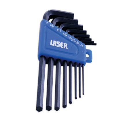 LASER (0267) IMPERIAL HEX KEY SET 8PC