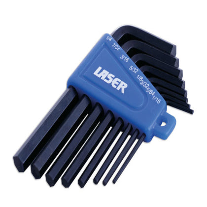 LASER (0267) IMPERIAL HEX KEY SET 8PC
