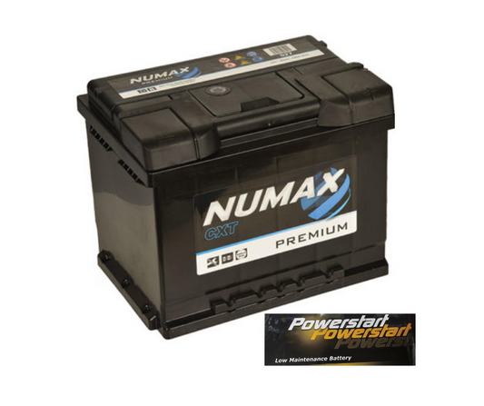 NUMAX POWERSTART 027 PREMIUM CAR BATTERY 12V 60AH (3 YEAR GUARANTEE)