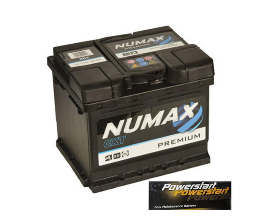 NUMAX POWERSTART 063 PREMIUM CAR BATTERY 12V 41AH (3 YEAR GUARANTEE)