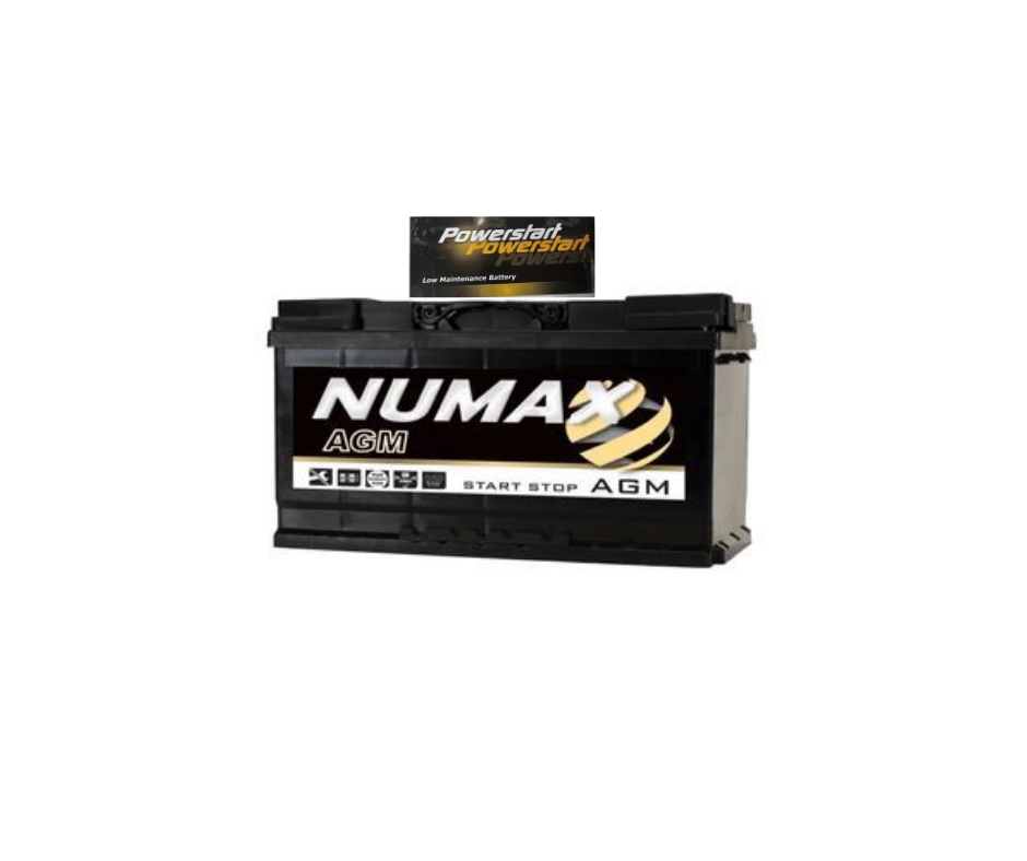 NUMAX POWERSTART 096AGM START-STOP BATTERY 12V 70AH (3 YEAR GUARANTEE)
