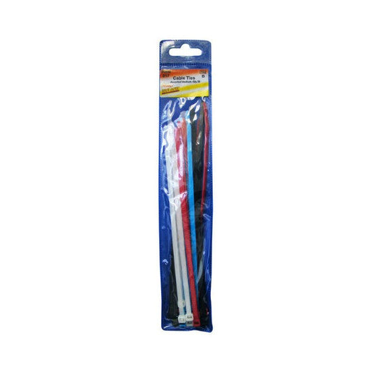 PEARL CABLE TIE ASSORTED MEDIUM (PACK OF 20)