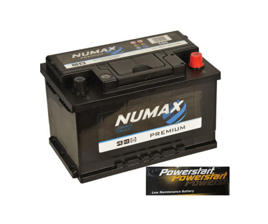 NUMAX POWERSTART 100 PREMIUM CAR BATTERY 12V 70AH (3 YEAR GUARANTEE)