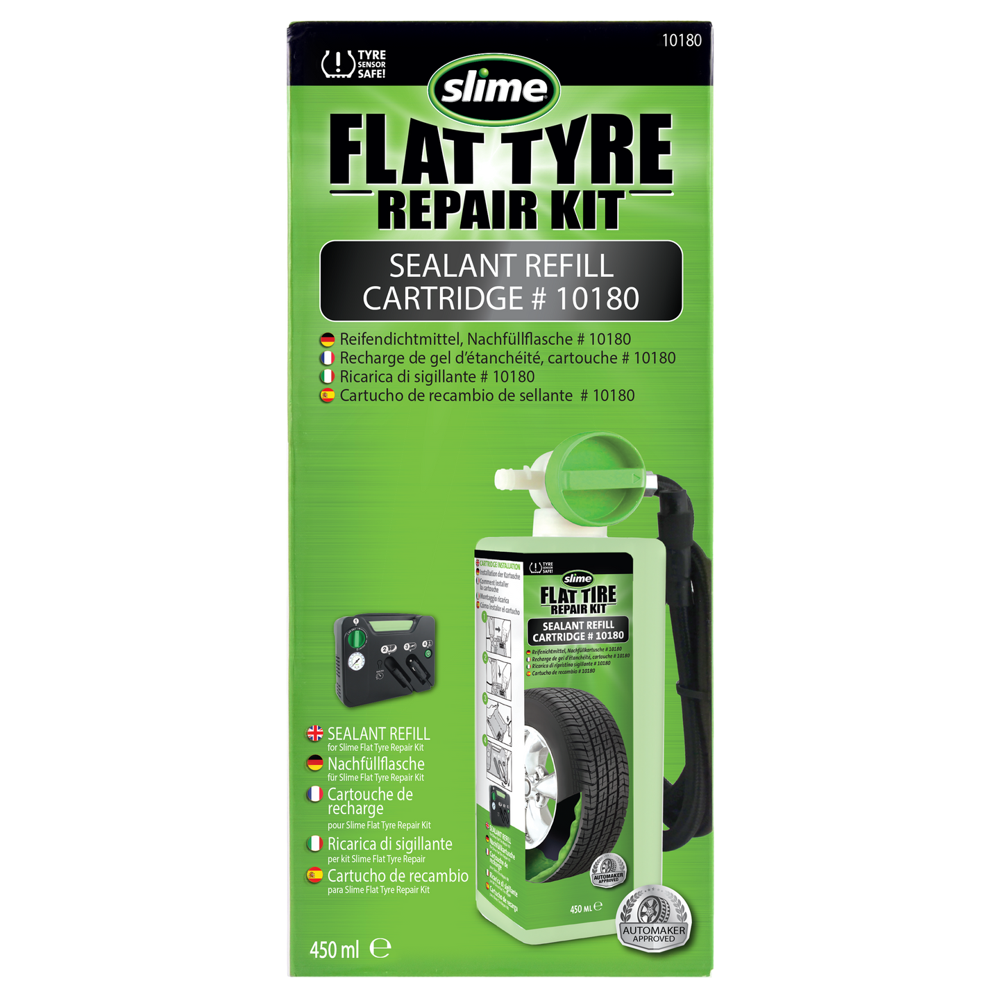 SLIME FLAT TYRE PUNCTURE REPAIR KIT REFILL