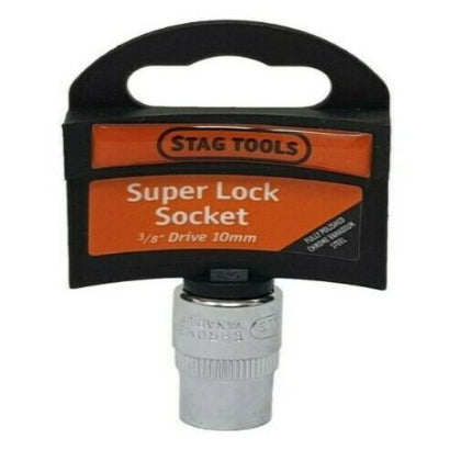 STAG TOOLS SUPER LOCK SOCKET 3/8" DRIVE 10MM