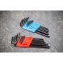 BLUE SPOT TOOLS 9 PCE LONG ARM TORX KEY SET (T10-T50) - 15305