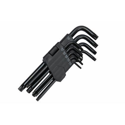 BLUE SPOT TOOLS 9 PCE LONG ARM TORX KEY SET (T10-T50) - 15305