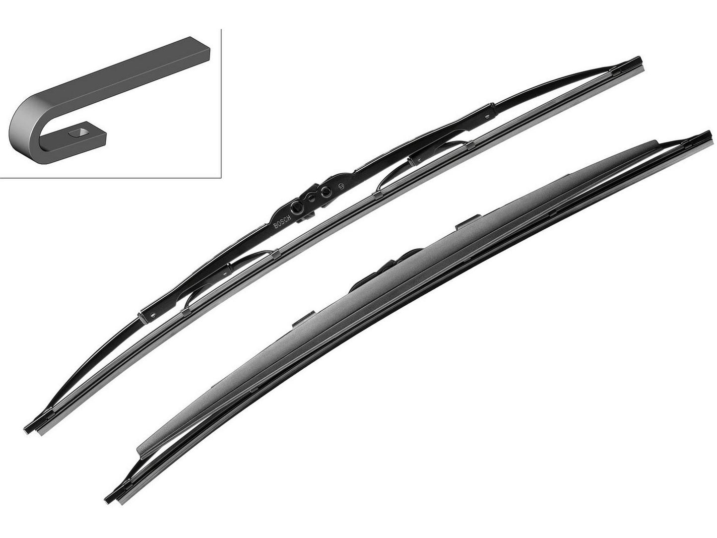 BOSCH WIPER - SUPERPLUS SPOILER BLADE SET 600/450 for Mazda, Renault, Citroen, Kia, Peugeot, Subaru, Nissan, Hyundai, Mitsubishi, Ssangyong etc