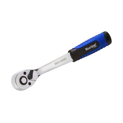 BLUE SPOT TOOLS 3/8" SOFT GRIP RATCHET (72 TEETH)