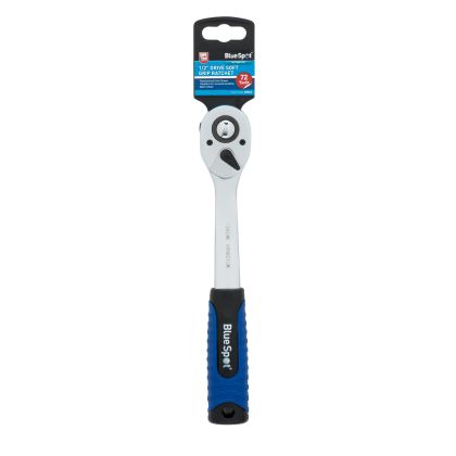 BLUE SPOT TOOLS 1/2" SOFT GRIP RATCHET (72 TEETH)