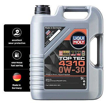 LIQUI MOLY TOP TEC 4310 0W-30 5LTR
