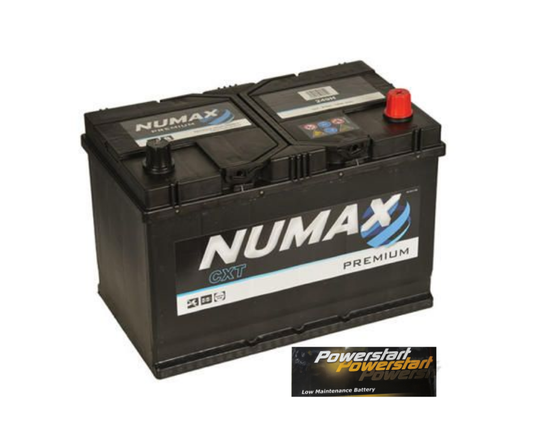 NUMAX POWERSTART 249H PREMIUM CAR BATTERY 12V 91AH (3 YEAR GUARANTEE)