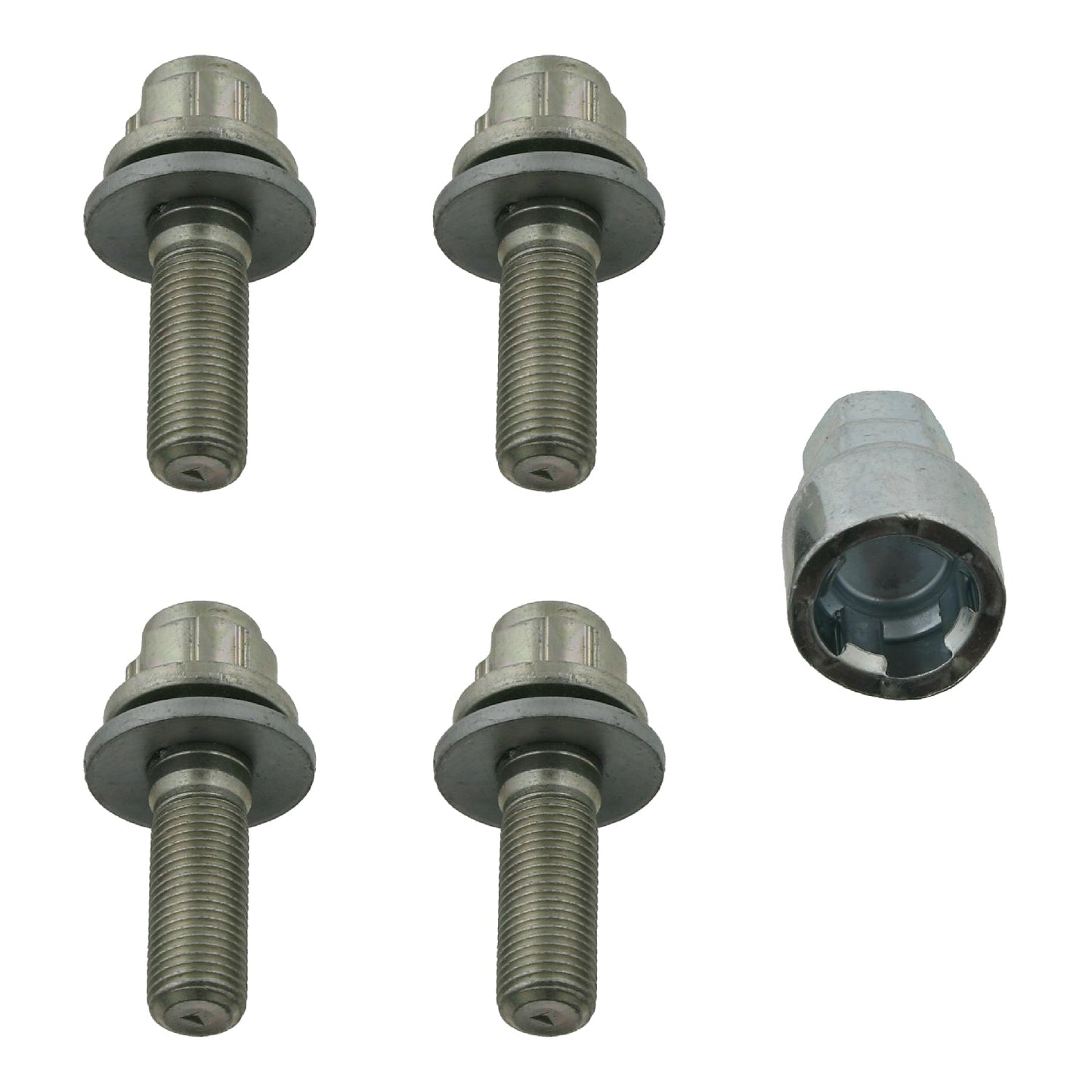 FEBI WHEEL BOLT SET LOCKABLE M12 X 1.25 X 34