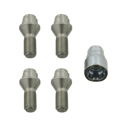 FEBI WHEEL BOLT SET LOCKABLE M14 X 1.50 X 25