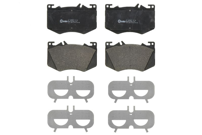 BREMBO BRAKE PAD FOR MERCEDES-BENZ/MERCEDES-BENZ (BBDC), FRONT P50166