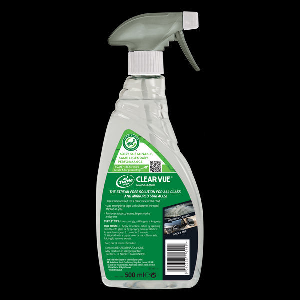 TURTLEWAX CLEARVUE GLASS CLEANER 500ML