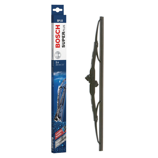 BOSCH WIPER - SUPERPLUS STD BLADE 380 for Honda Jazz iDSi - 1.3 - 02-08 etc