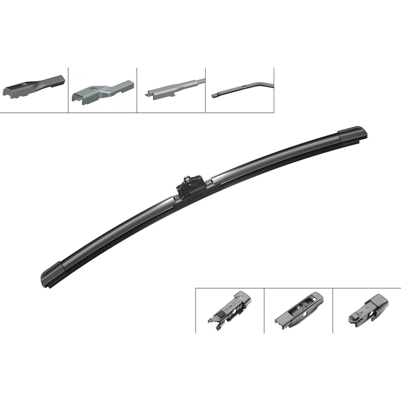 BOSCH WIPER - AEROTWIN PLUS FLAT BLADE 380 for Ford Fiesta - 1.2 - 08-17 etc