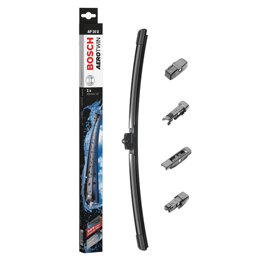 BOSCH WIPER - AEROTWIN PLUS FLAT BLADE 400 for Ford Fiesta - 1.2 - 08-17 etc
