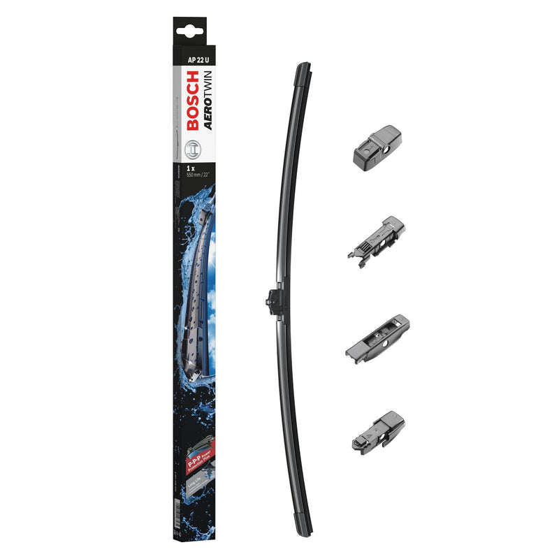 BOSCH WIPER - AEROTWIN PLUS FLAT BLADE 550 for Ford Ecosport EcoBoost - 1.0 - 13- etc