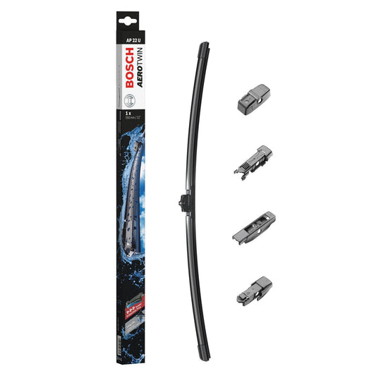 BOSCH WIPER - AEROTWIN PLUS FLAT BLADE 550 for Ford Ecosport EcoBoost - 1.0 - 13- etc