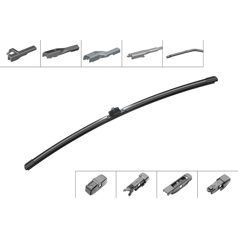 BOSCH WIPER - AEROTWIN PLUS FLAT BLADE 550 for Ford Ecosport EcoBoost - 1.0 - 13- etc