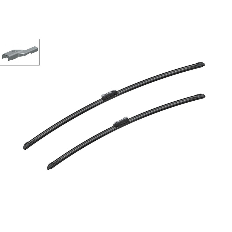 BOSCH WIPER - AEROTWIN FLAT BLADE SET 750/650 for Ford S-Max TDCi - 2.0 - 06-14 etc