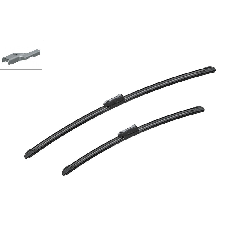 BOSCH WIPER - AEROTWIN FLAT BLADE SET 600/450 for VW Caddy Maxi TDi - 1.6 - 10-15 etc