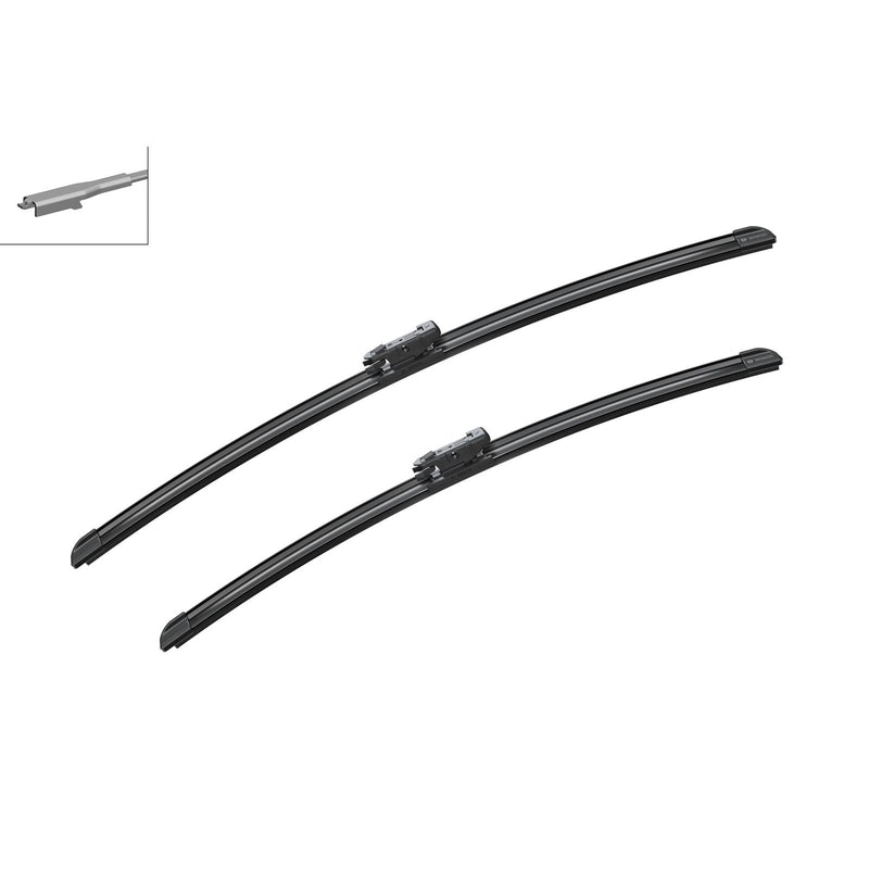 BOSCH WIPER - AEROTWIN FLAT BLADE SET 600/530 for Land Rover Evoque Range Rover  SD4 - 2.2 - 11-19 etc