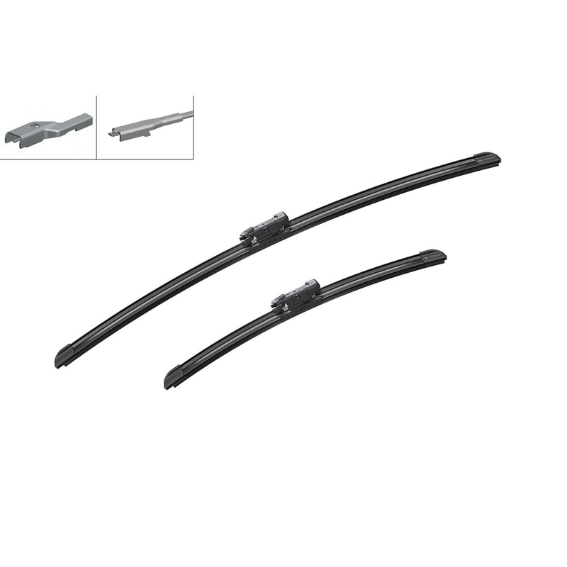 BOSCH WIPER - AEROTWIN FLAT BLADE SET 600/380 for Ford Usa Ranger TDCi - 3.2 - 11- etc