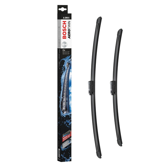 BOSCH WIPER - AEROTWIN FLAT BLADE SET 600/500 for Audi Q5 Quattro 40 TDi,TDi - 2.0 - 16- etc