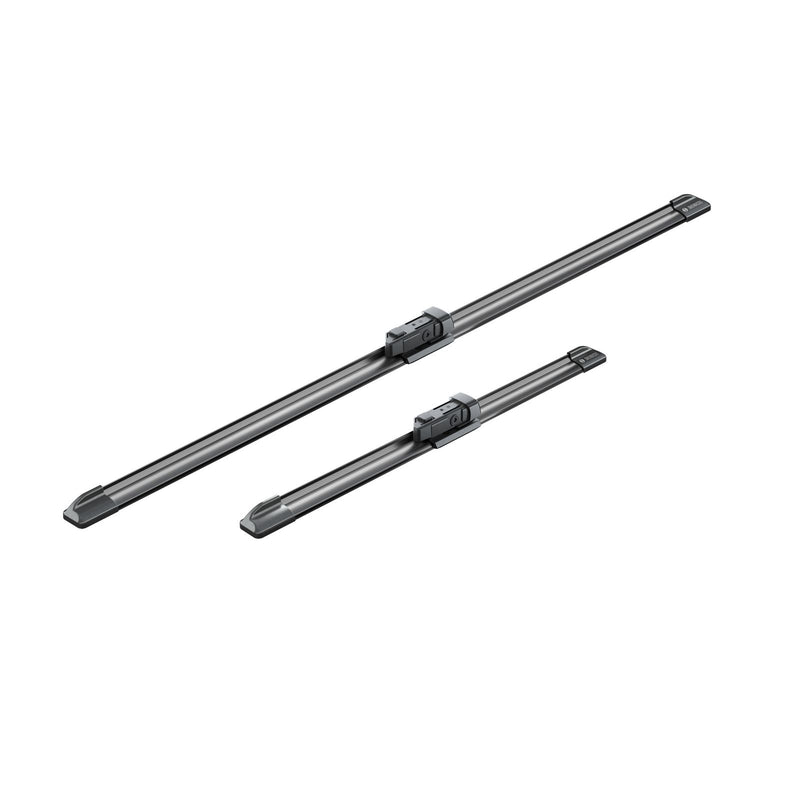 BOSCH WIPER - AEROTWIN FLAT BLADE SET 600/340 for Fiat 500 - 1.2 - 07- etc