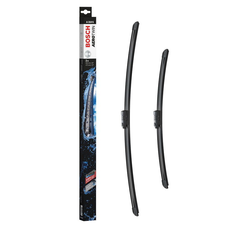 BOSCH WIPER - AEROTWIN FLAT BLADE SET 650/475 for Ford Mondeo Estate/Wagon TDCi,TDCi ECOnetic - 2.0 - 07-14 etc