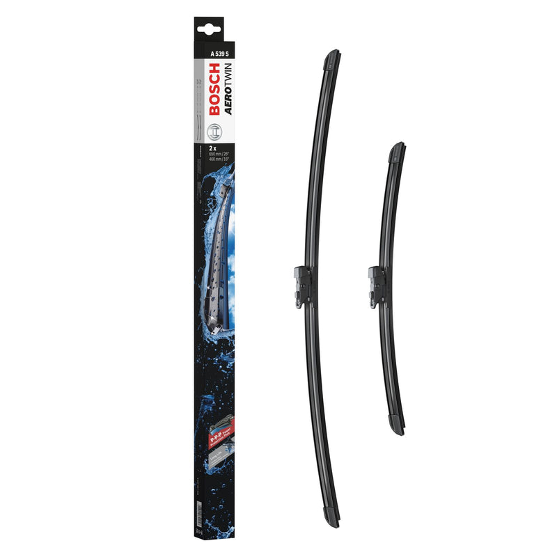 BOSCH WIPER - AEROTWIN FLAT BLADE SET 650/400 for Toyota Avensis VVTi - 1.8 - 08-18 etc