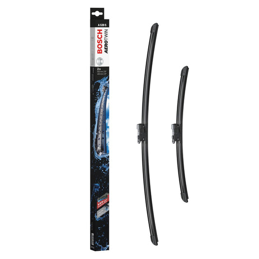 BOSCH WIPER - AEROTWIN FLAT BLADE SET 650/400 for Toyota Avensis VVTi - 1.8 - 08-18 etc
