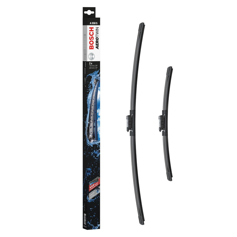 BOSCH WIPER - AEROTWIN FLAT BLADE SET 700/400 for Peugeot 3008 PureTech 130,THP - 1.2 - 16- etc