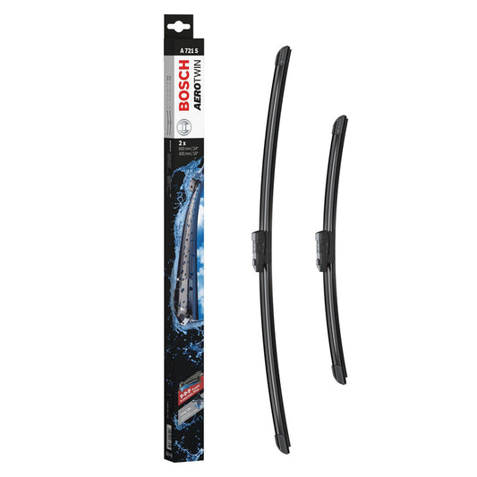 BOSCH WIPER - AEROTWIN FLAT BLADE SET 600/400 for Vauxhall Corsa - 1.2 - 19- etc