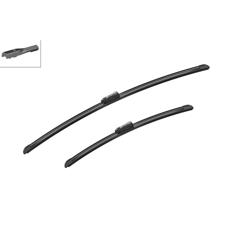BOSCH WIPER - AEROTWIN FLAT BLADE SET 650/450 for VW Polo TSi - 1.0 - 17- etc