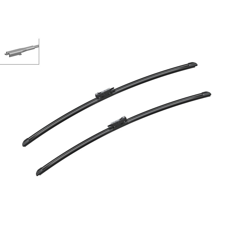 BOSCH WIPER - AEROTWIN FLAT BLADE SET 680/680  for Ford Mondeo Estate/Wagon TDCi,TDCi ECOnetic - 2.0 - 14- etc
