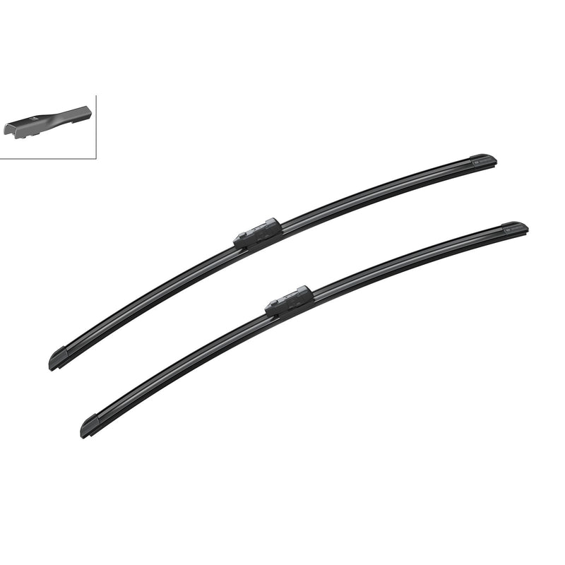 BOSCH WIPER - AEROTWIN FLAT BLADE SET 600/600 for VW Transporter TDi - 2.0 - 15-24 etc
