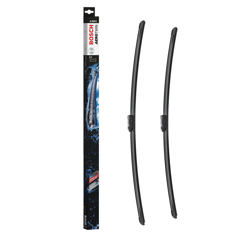 BOSCH WIPER - AEROTWIN FLAT BLADE SET 750/700 for Ford Transit Custom 310 TDCi - 2.2 - 12-16 etc