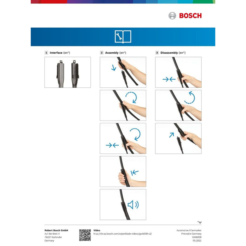 BOSCH WIPER - AEROTWIN FLAT BLADE SET 600/475 for Mercedes-Benz A A180 CDi,CDi BlueEFFICIENCY - 1.5 - 12-18 etc
