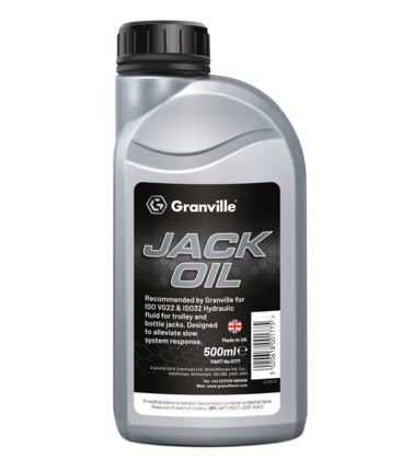 GRANVILLE JACK OIL - HYDRAULIC JACK OIL - 500ML