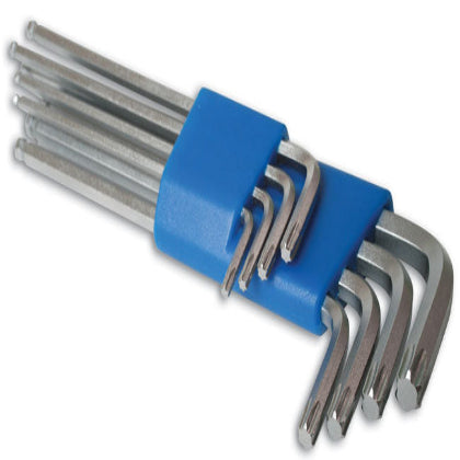 LASER (4180) BALL-ENDED HEX & STAR KEY SET 8PC