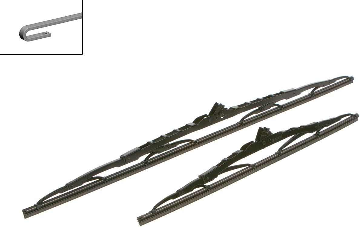 BOSCH WIPER - SUPERPLUS STD BLADE SET 600/400 for Nissan Navara dCi - 2.3 - 15-  etc