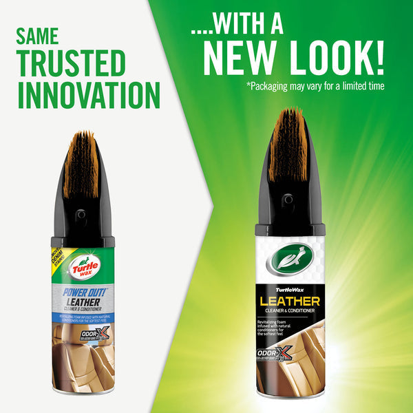 TURTLE WAX POWER OUT LEATHER CLEANER 400ML