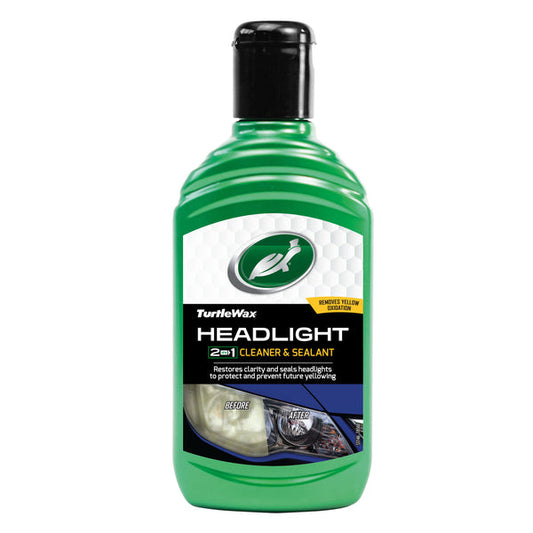 TURTLE WAX HEADLIGHT RESTORER/CLEANER & SEALANT 300ML