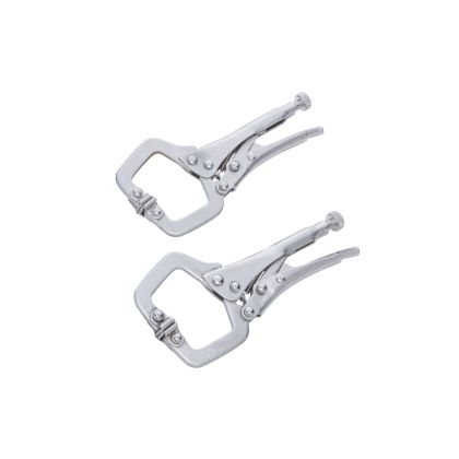 BLUE SPOT TOOLS 2 PCE 100MM (4") MINI LOCKING C CLAMP SET- 06526