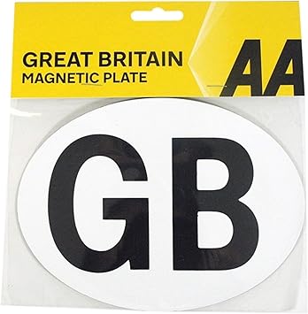 AA GREAT BRITAIN MAGNETIC PLATE