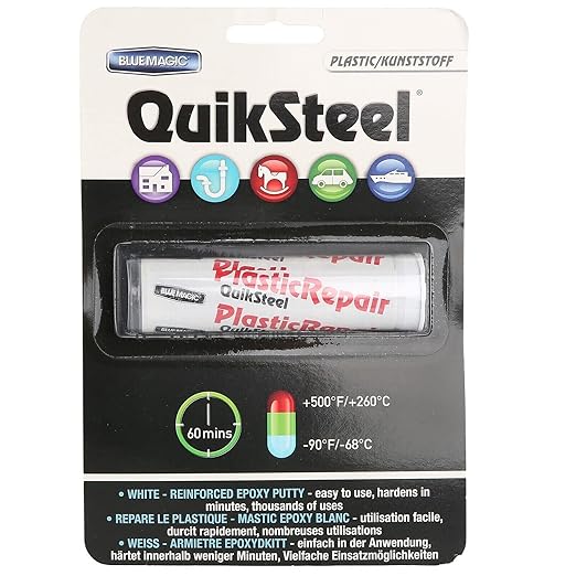 BLUE MAGIC QUIKSTEEL PLASTIC REPAIR 56.8G